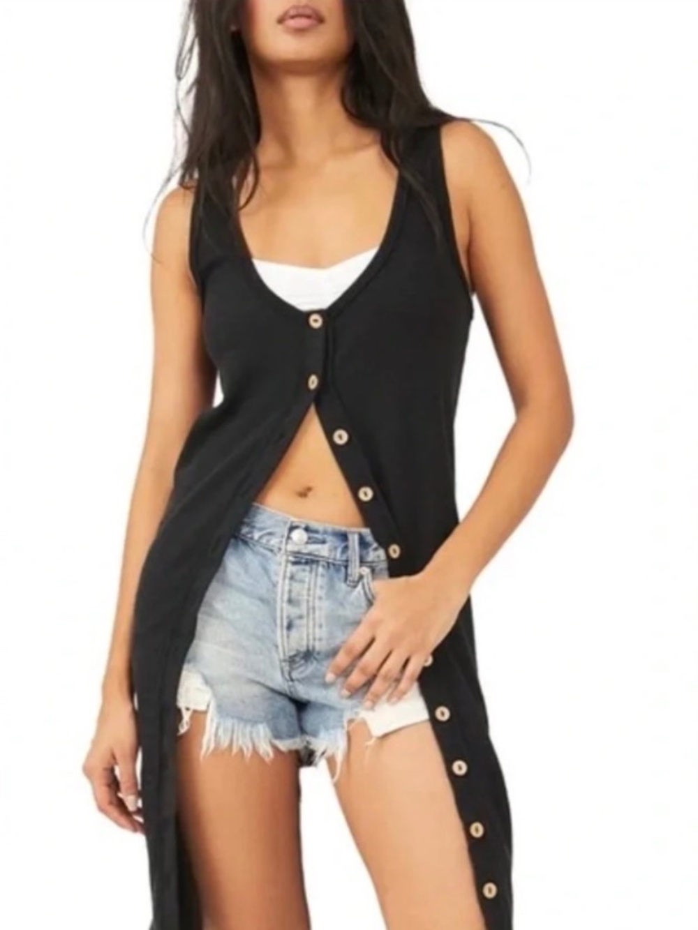 NWT Gia Long Vest by Free People